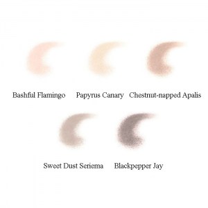 Цвета Rouge Bunny Rouge When Birds Are Singing Matte Eye Shadow Refill